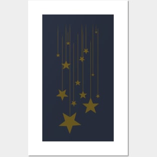 Hanging Stars (centered) Posters and Art